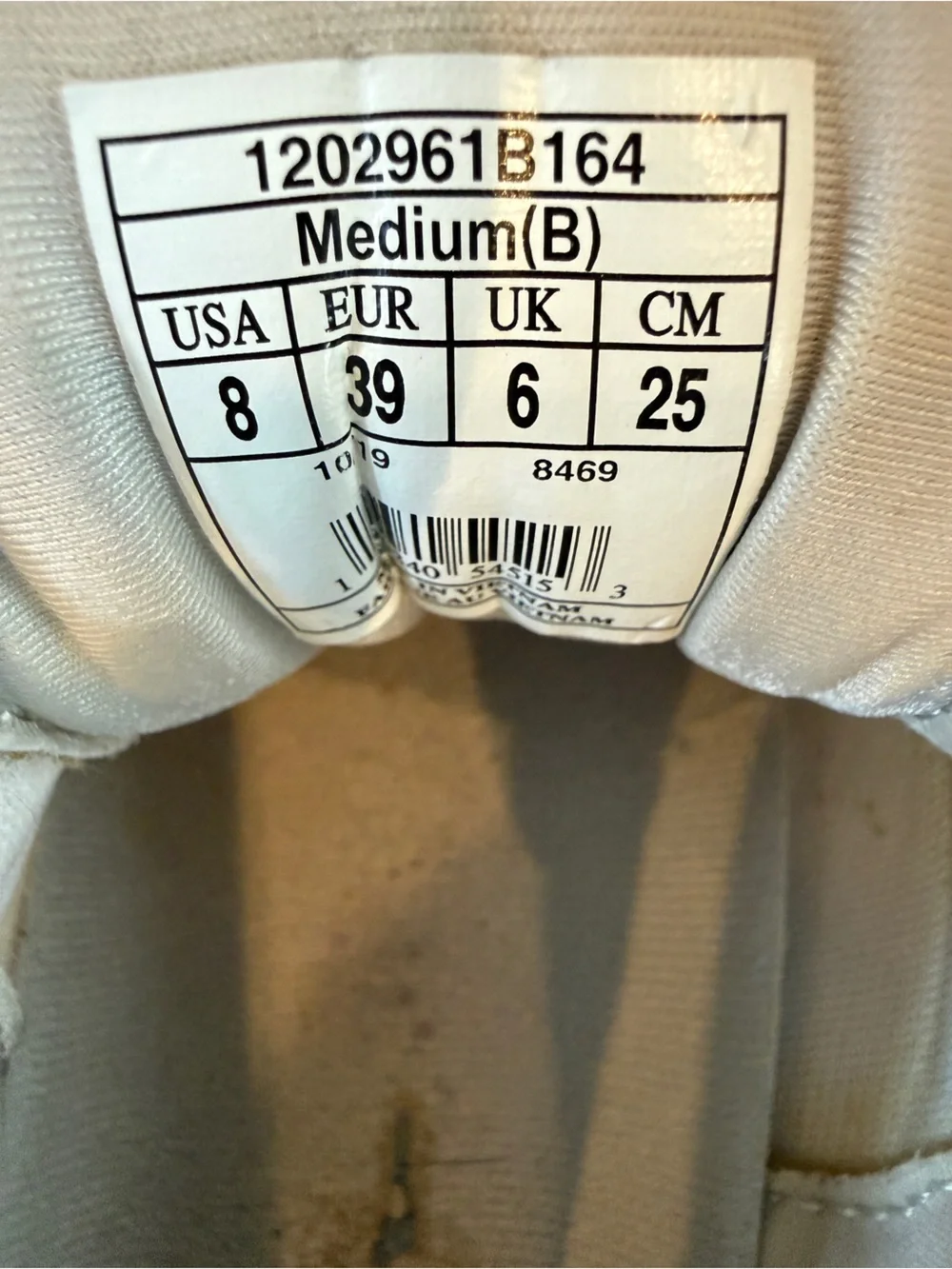 Brooks Adrenaline Women's White Running Sneakers with Gold Accents